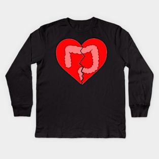 Broke up with my Broken Colon Kids Long Sleeve T-Shirt